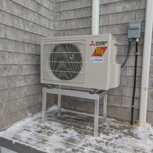 Mitsubishi 12,000 BTU Hyper-Heat GS Series Single Zone Heat Pump